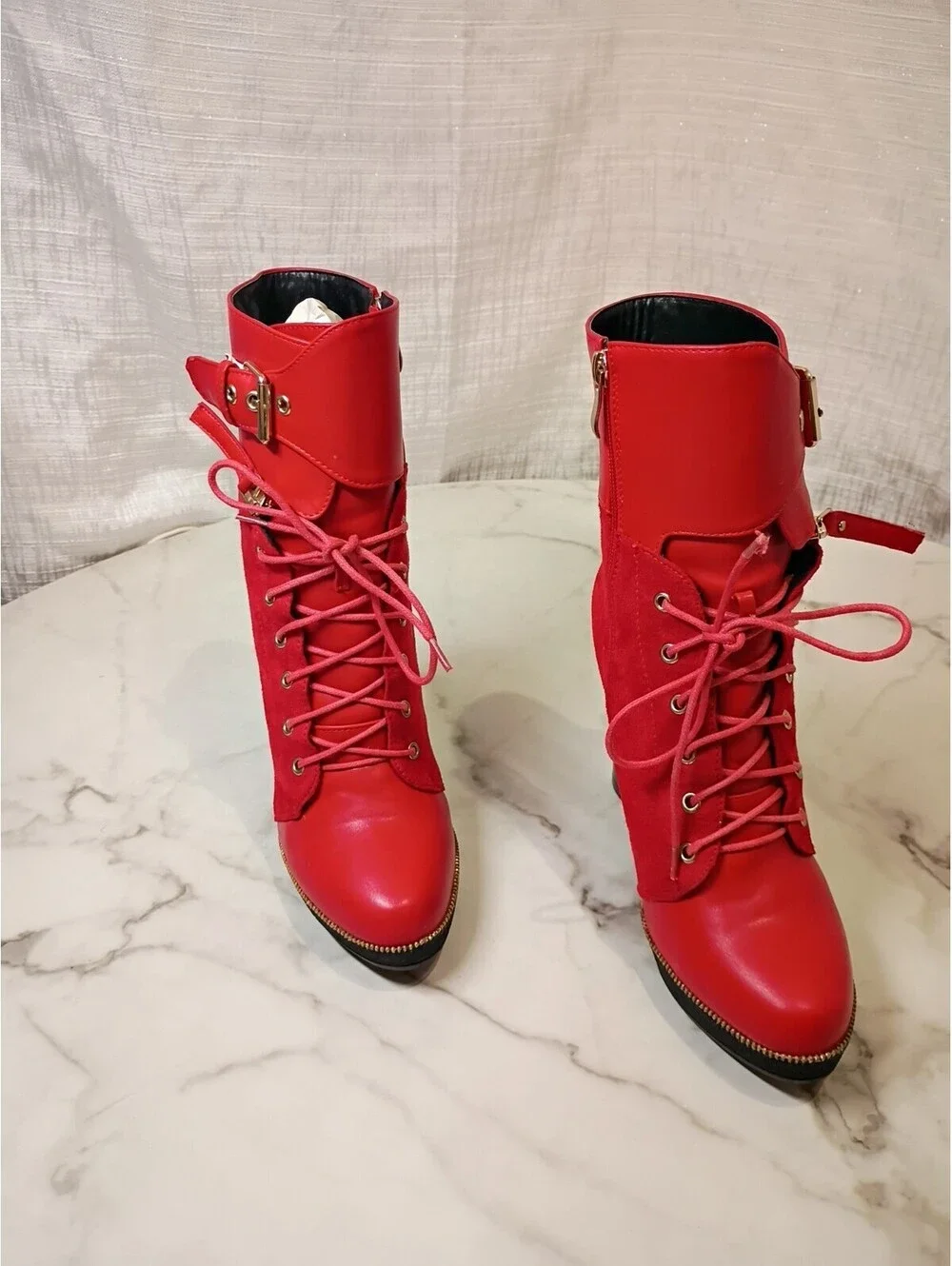 Atlalina High Heel Boots Size 8 BD6533